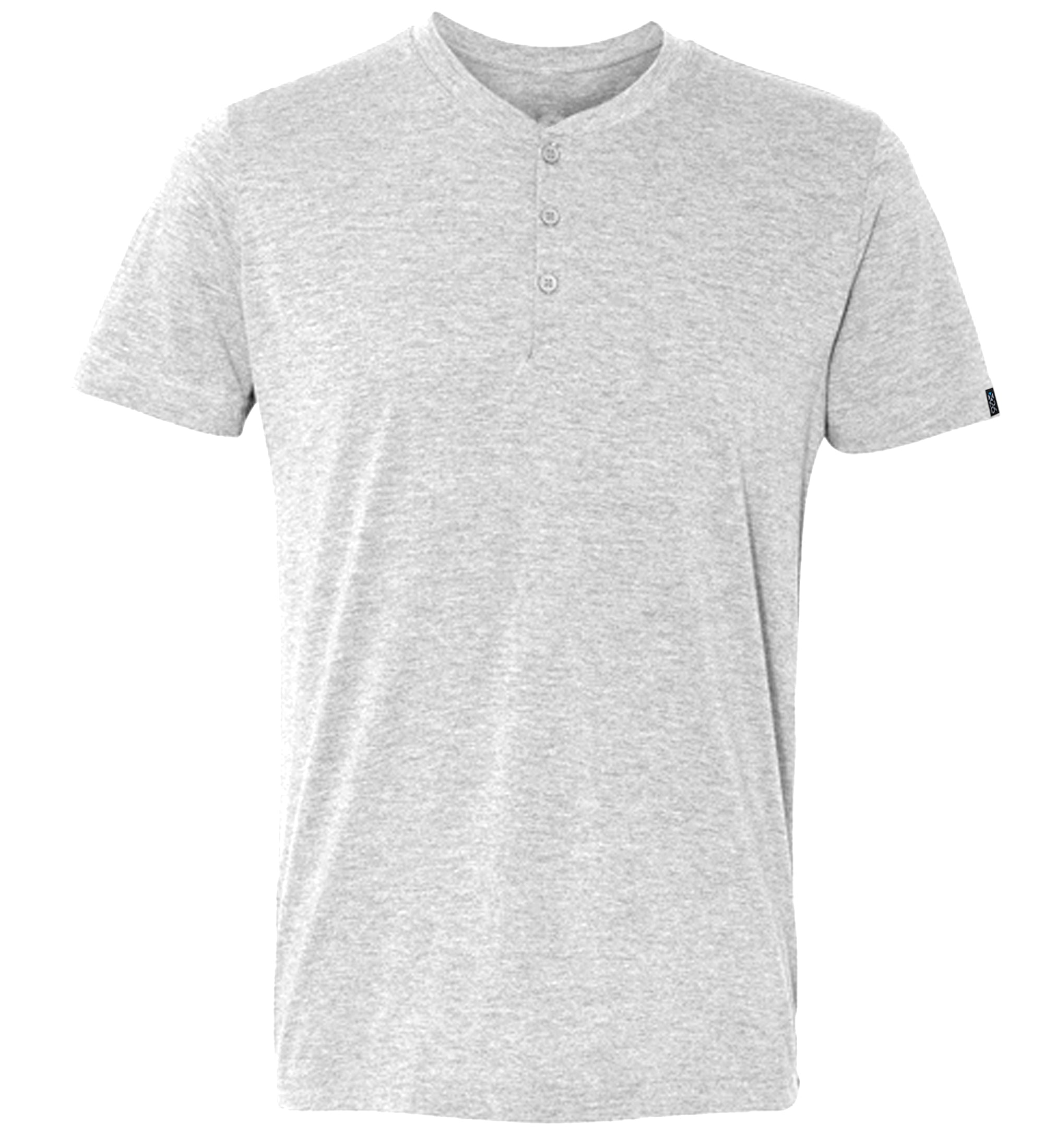 Classic Tri-Blend Short Sleeve Henley T-Shirt