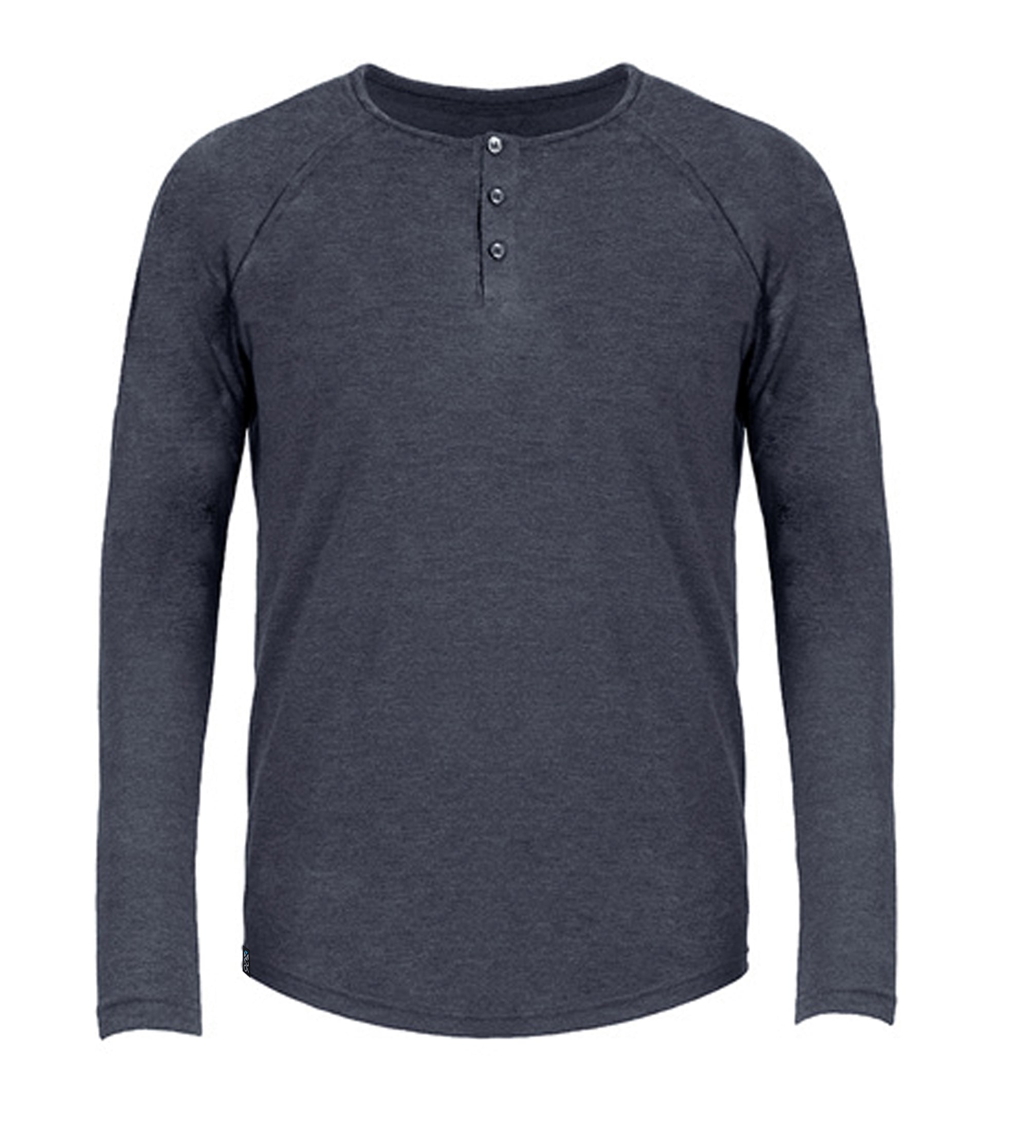 Classic Tri-Blend Long Sleeve Henley T-Shirt