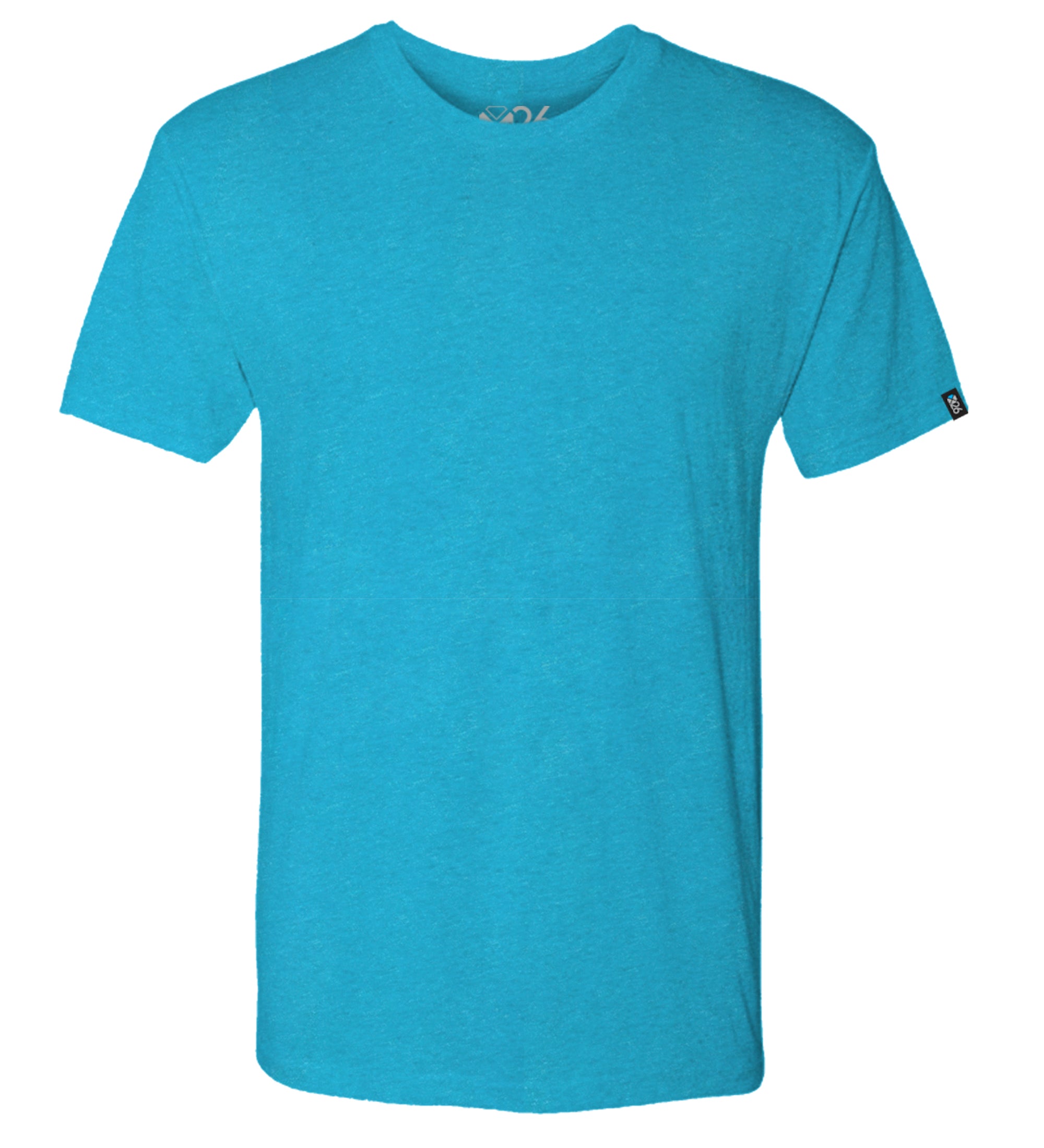Tri-Blend Soft Wash Jersey Crew Neck T-Shirts