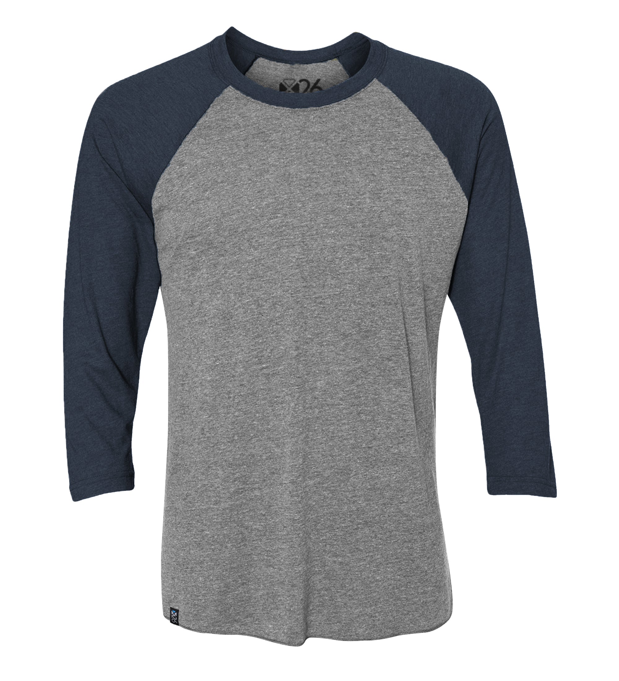 Tri-Blend Baseball Tee Raglan Shirt 3/4 Sleeve Shirts for Men